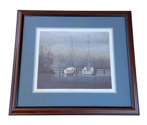SR - Framed Maritime Print - David Knowlton III Safe Harbour 170275