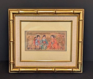 Framed Art Print - Edna Hibel Japanese Ladies at the Mountain