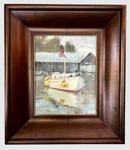 O - Original Oil Painting - Trey McCarley a Story to Tell Framed