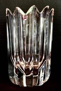 LR - Orrefors Fleur Crystal Vase