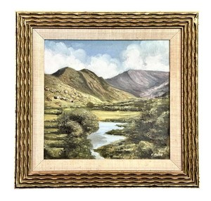 HW - Frances B. Pierce (American, 1868-1954) Original Landscape Oil Painting