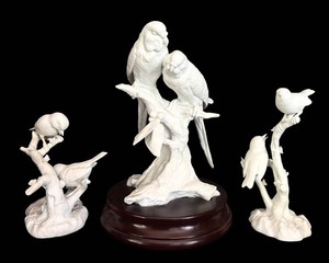 Porcelain Bird Figurines - Kaiser Limited Edition 20104000 (Lot of 3)
