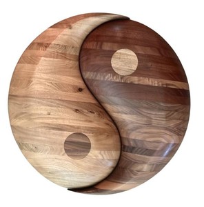 K - Wood Wall Art - Matt Thies Bona Fide Woodwork Yin Yang 2017