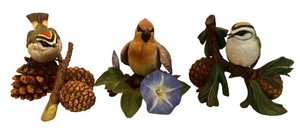 LR - Bird Figurines - LennoxLenox Porcelain Birds (Lot of 3)