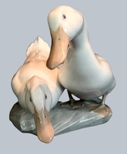 BR1 - Porcelain Duck Figurine - Royal Copenhagen Model 412