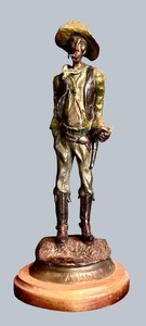 BR1 - Cowboy Figurine - J.R. Watson Signed & Numbered 210