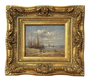 LR - Original Ships Seascape Oil Painting