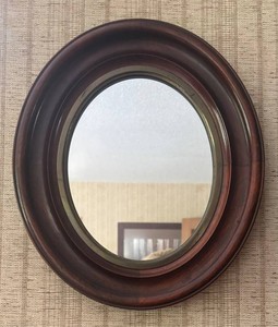 FR - Vintage Oval Wall Mirror