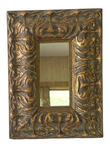 FR - Gorgeous Gold Tone Framed Mirror