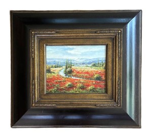 H - Original Landscape Painting on Board