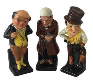 DR - Vintage Royal Doulton Figurines including Pickwick, Scrooge & Sam Weller