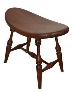 LR - Saddle Seat Stool - Stickley Furniture Co. Solid Cherry