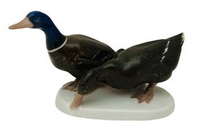 LR - Porcelain Duck Figurine - Rosenthal Selb-Bavaria