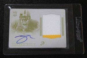 2013 National Treasures Jordan Reed Rookie Patch Printing Plate 11  Only 1 Exist