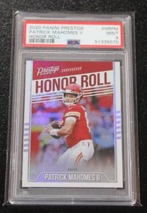 2020 Prestige Honor Roll Patrick Mahomes PSA 9