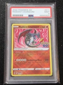2022 Pokemon Go Radiant Charizard #011078 PSA 9