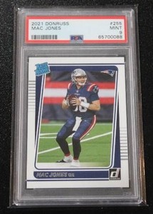2021 Donruss Mac Jones #255 Rookie Card PSA 9