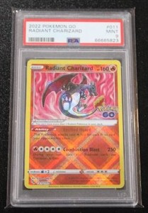 2022 Pokemon Go Radiant Charizard #011078 PSA 9