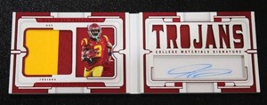 2023 National Treasures Draft Autograph Booklet Jordan Addison Rookie Card 1111  Only 11 Exist