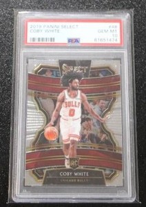 2019-20 Select Coby White #48 Rookie Card PSA 10
