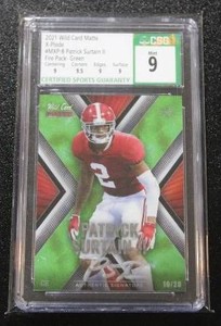 2021 Wild Card Matte X-Plode Autograph Patrick Surtain II #8 CSG 9