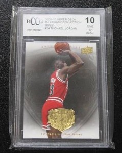 2009-10 Upper Deck MJ Legacy Collection Gold Michael Jordan #24 BCCG 10