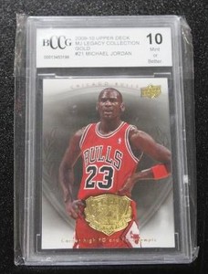 2009-10 Upper Deck MJ Legacy Collection Gold Michael Jordan #21 BCCG 10
