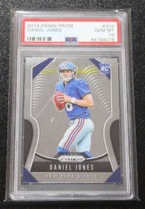 2019 Prizm Daniel Jones #302 Rookie Card PSA 10