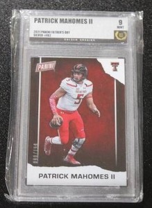 2021 Panini Fathers Day Silver Patrick mahomes II #FB2 90199  Only 199 Exist