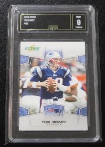 2008 Score Tom Brady #182 GMA 9