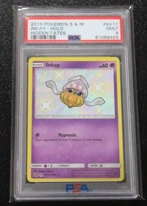 2019 Hidden Fates Inkay Holo #SV17 PSA 9