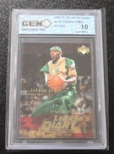 2003-04 Upper Deck Lebrons Diarys Lebron James #LJ4 Rookie Card
