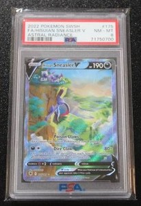 2022 Astral Radiance Sneasler V #175 PSA 8