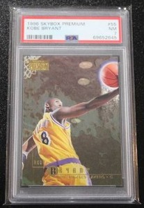 1996-97 Skybox Premium Kobe Bryant #55 Rookie Card PSA 7