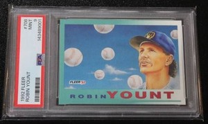 1992 Fleer Robin Yount #708 PSA 9