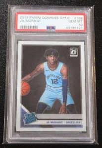 2019-20 Donruss Optic Ja Morant #168 PSA 10