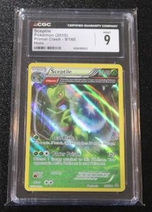 2015 Primal Clash Holo Sceptile #9160 CGC 9