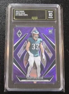 2024 Phoenix Purple DeJean Cooper #171 Rookie Card GMA 10