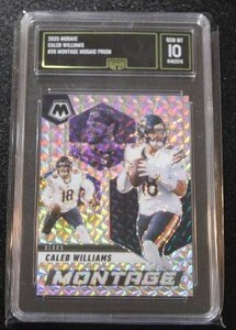 2025 Mosaic Montage Prizm Caleb Williams #26 GMA 10