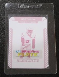 2025 leaf Optichrome Magenta Printing Plate Autograph Roc Taylor 11  Only 1 Exist
