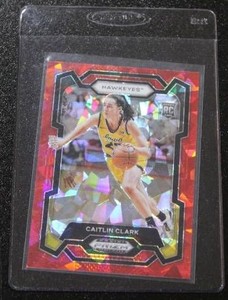 2024 Prizm Red Ice Caitlin Clark #57 Rookie Card
