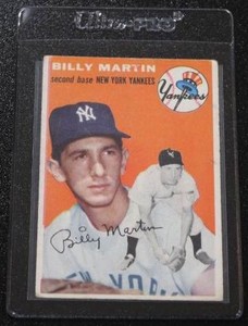 1954 Topps Billy Martin #13 Low to Mid Grade