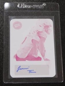 2024 Press Pass Premium Printing Plate Autograph Jamari Thrash Rookie Card 11  Only 1 Exist