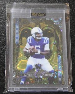 2024 Wild Card 7 Card Studs Joker Anthony Richardson 11  Only 1 Exist