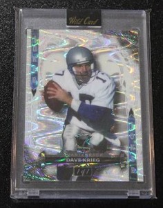 2024 Wild Card 7 Card Studs Joker Dave Krieg 11  Only 1 Exist