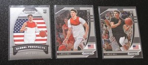 2020-21 Prizm Draft LeMelo Ball Rookie Card Lot  3 Rookie Cards