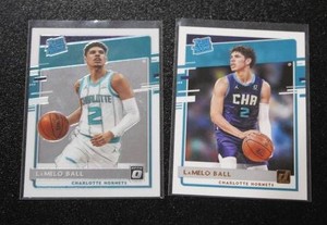 2020-21 Donruss & Donruss Optic LaMelo Ball Rookie Card Lot  2 Rookie Cards