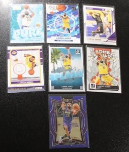 LeBron James Basketball Card Lot  7 Cards