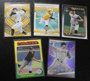 Paul Skenes Baseball Card Lot  5 Cards