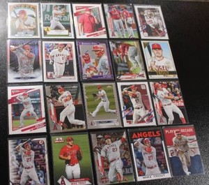 Mike Trout Baseball Card Lot  20 Cards